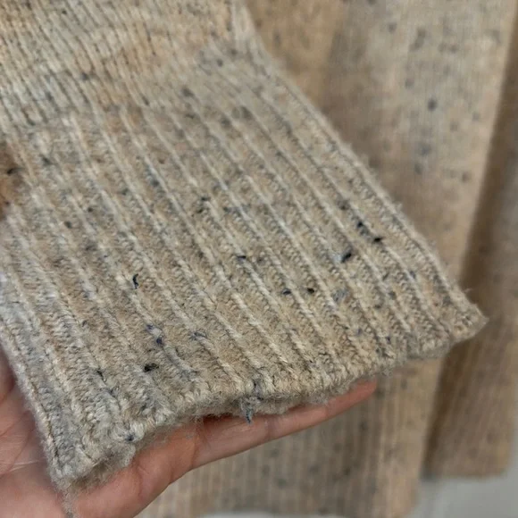 Falls Creek Cream V-Neck Sweater with Cozy Knit - Picture 5 of 7